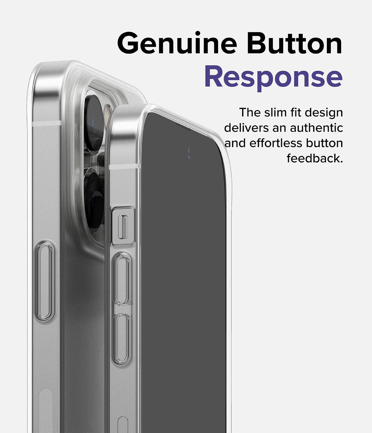 Funda Slim iPhone 14 Pro Matte Clear