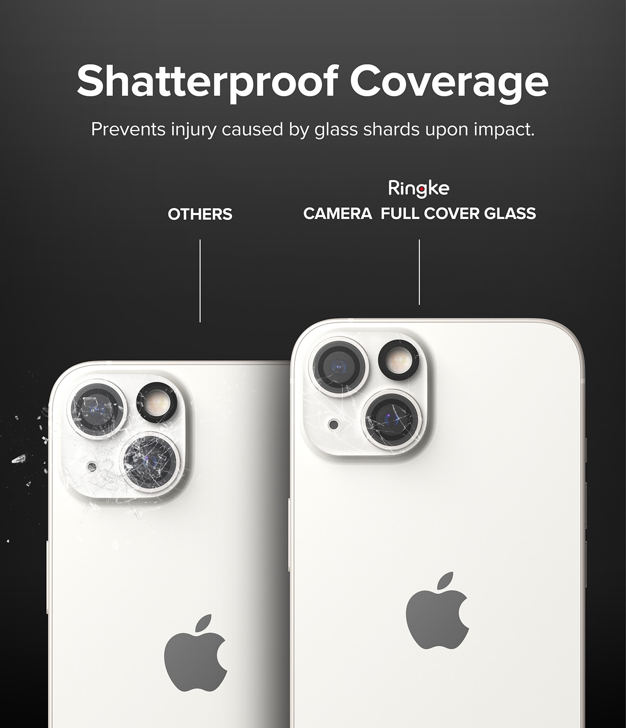 Camera Protector Glass (2 piezas) iPhone 14 Plus Transparente
