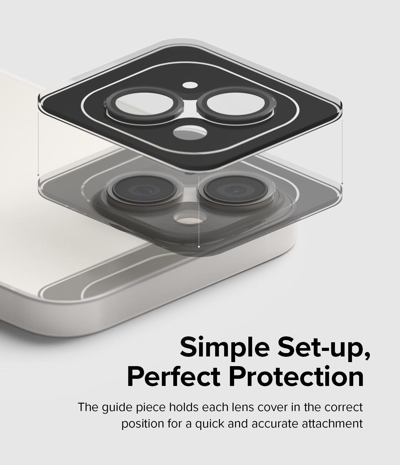Camera Lens Frame Glass iPhone 14 Plus Negro