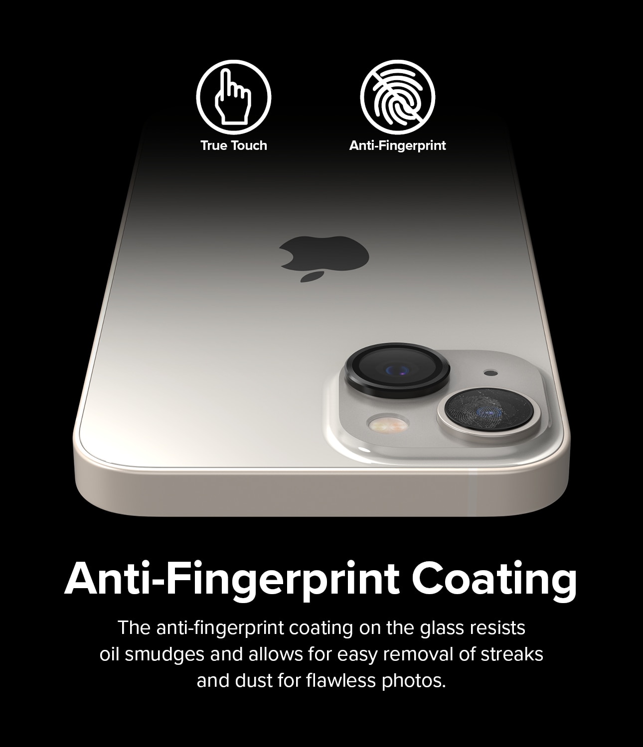 Camera Lens Frame Glass iPhone 14 Plus Negro