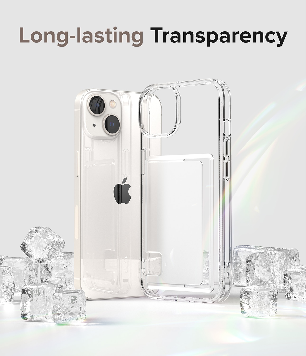 Funda Fusion Card iPhone 14 Plus transparente