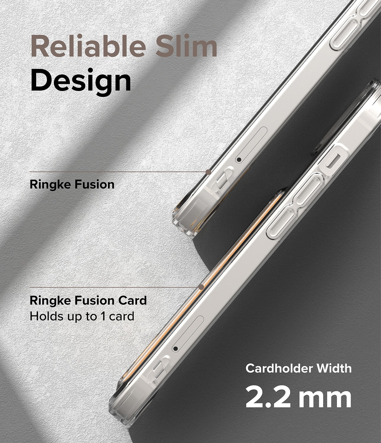 Funda Fusion Card iPhone 14 transparente