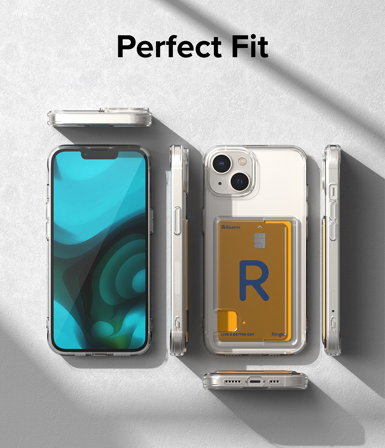 Funda Fusion Card iPhone 14 transparente