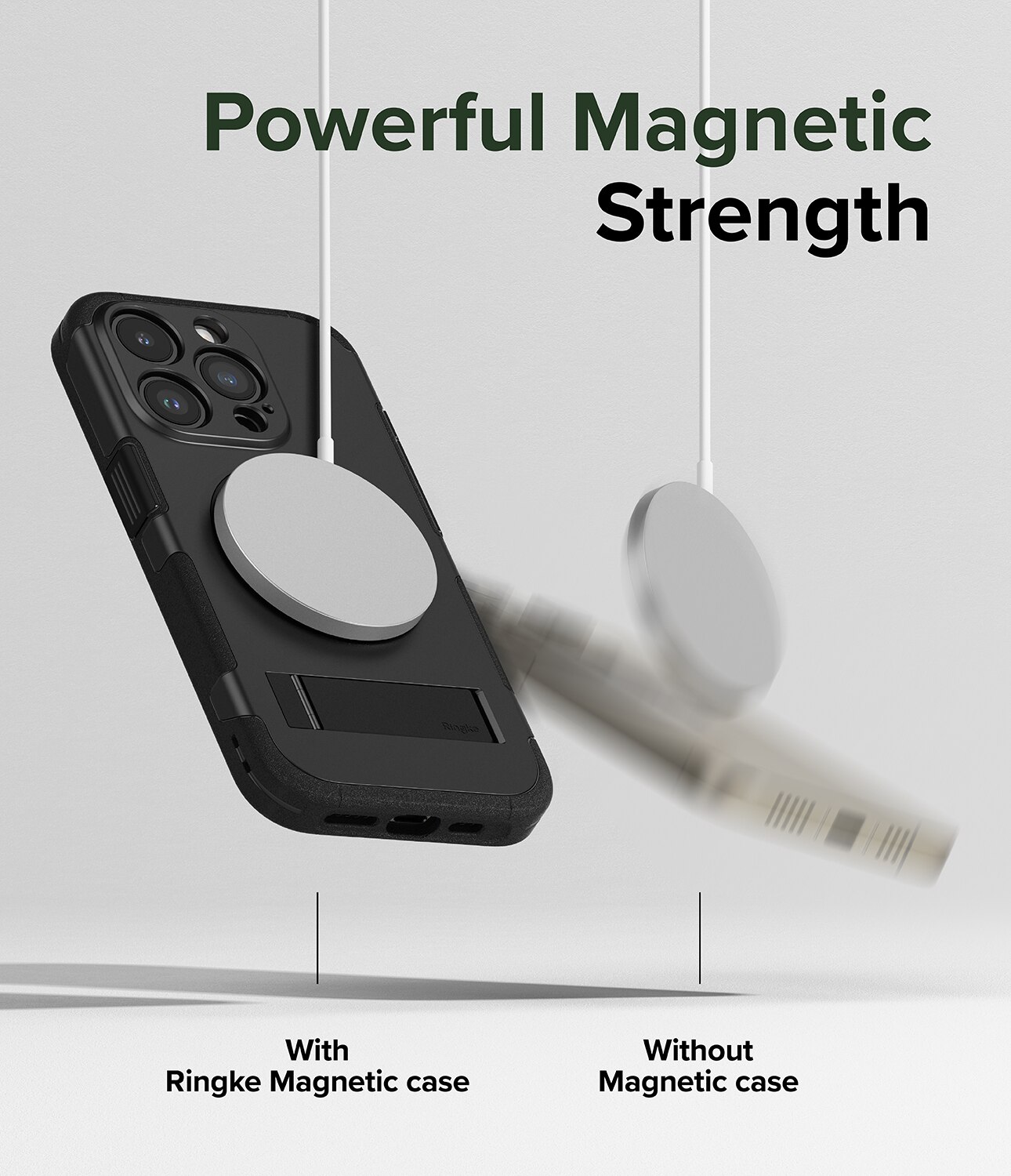 Alles Magnetic Funda iPhone 15 Pro Max negro