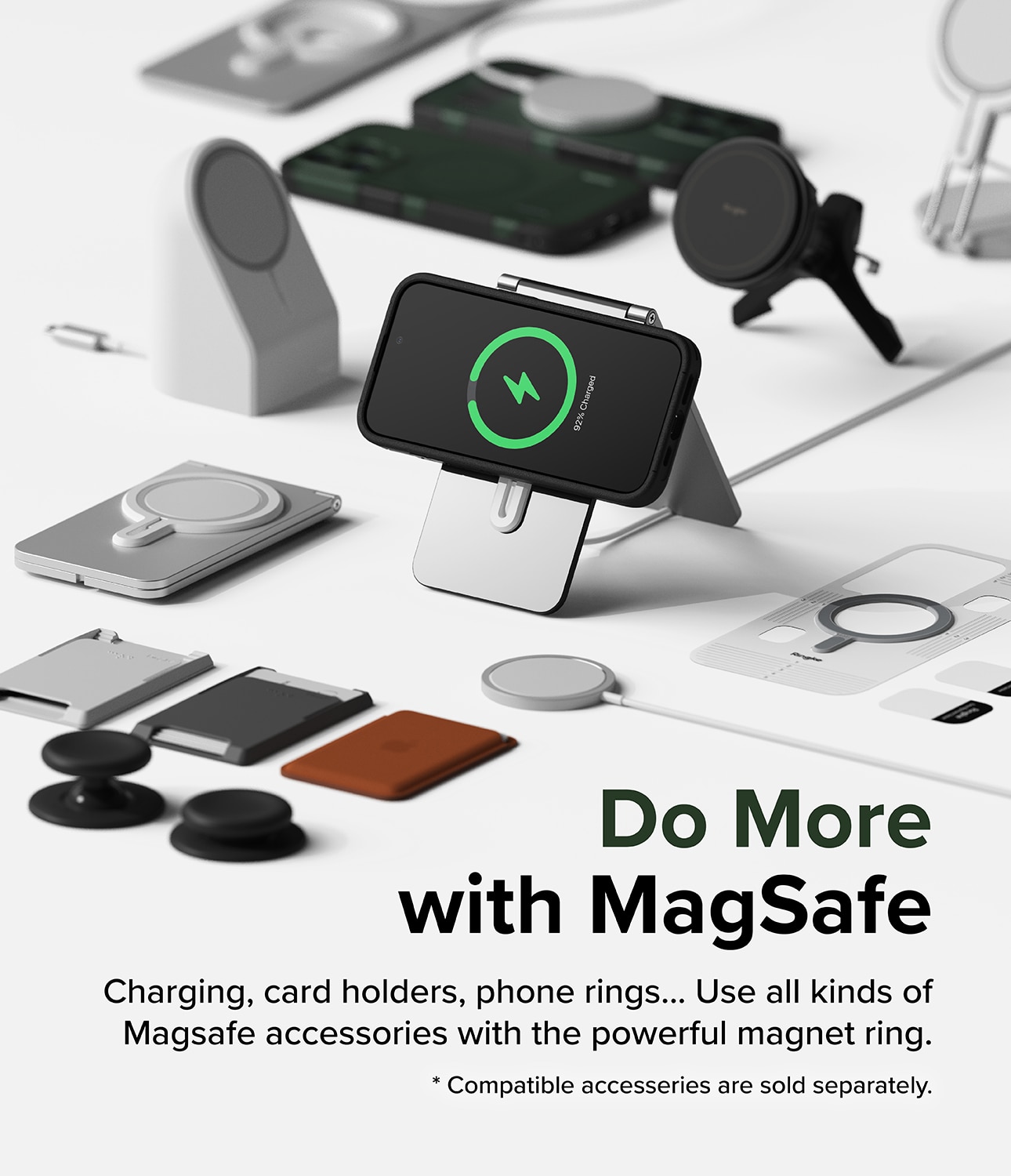 Alles Magnetic Funda iPhone 15 Pro Max Dark Green