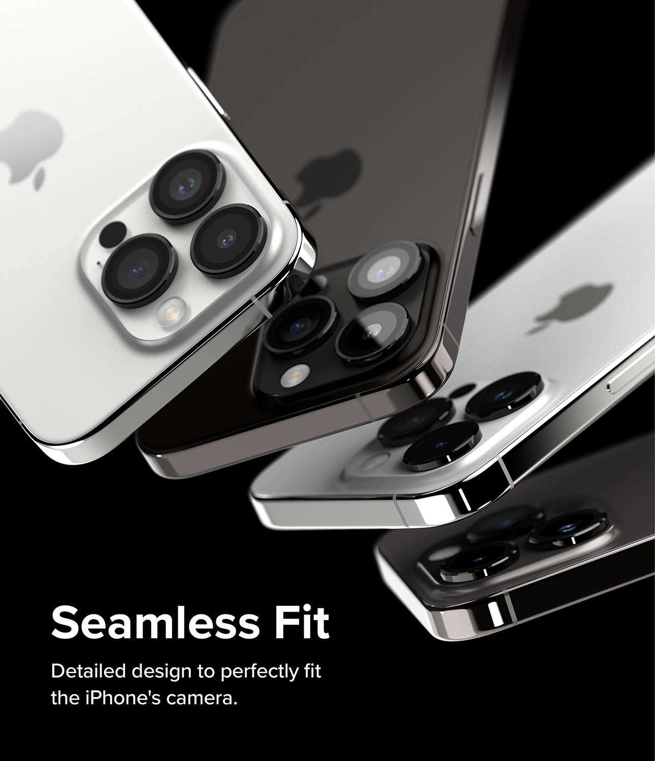 Camera Lens Frame Glass iPhone 15 Pro Max Negro
