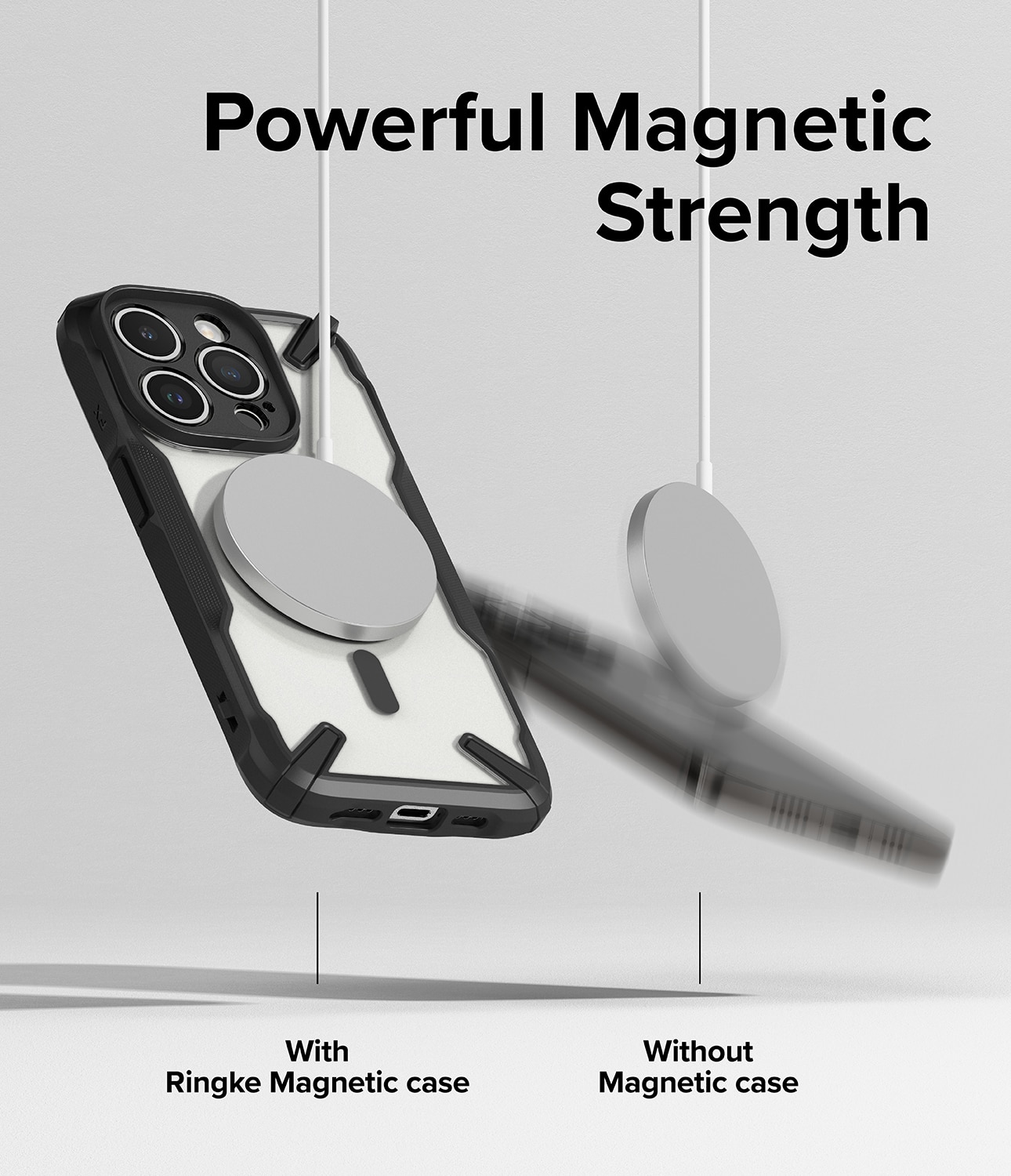 Funda Fusion X Magnetic MagSafe iPhone 15 Pro Matte Black