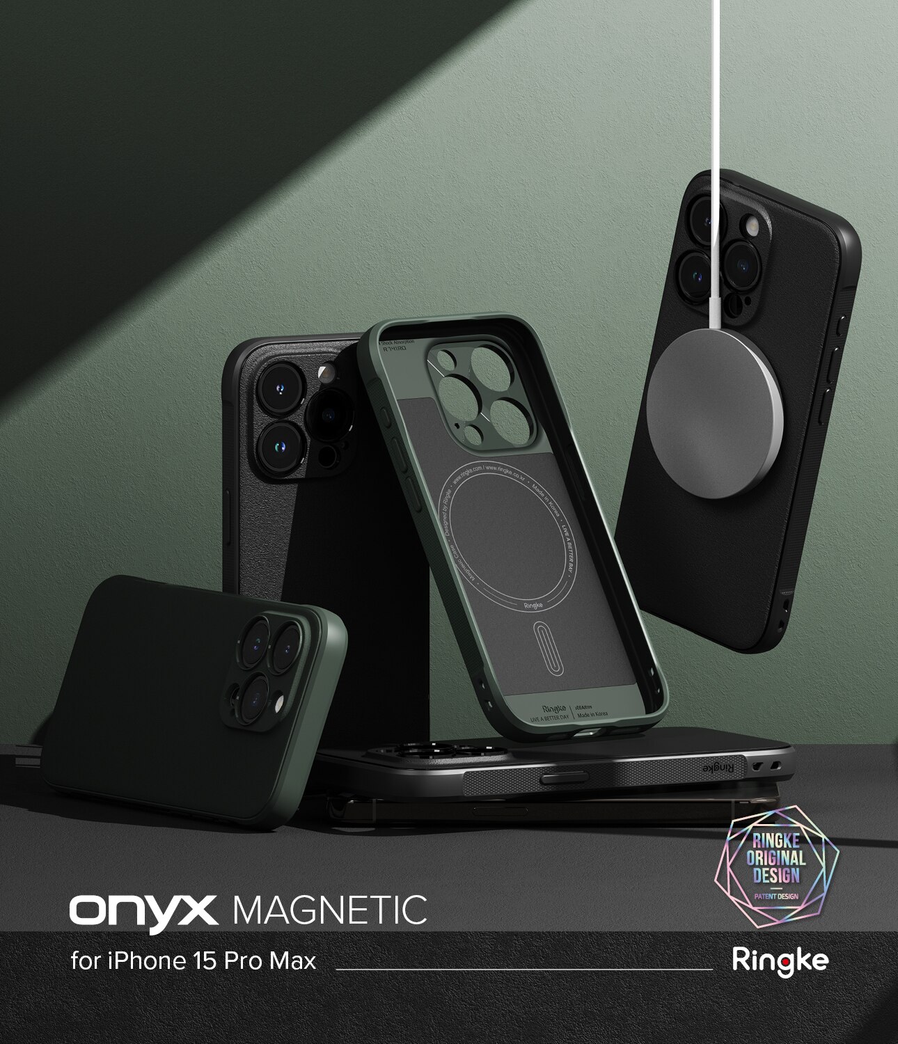 Funda Onyx Magnetic iPhone 15 Pro Max Black