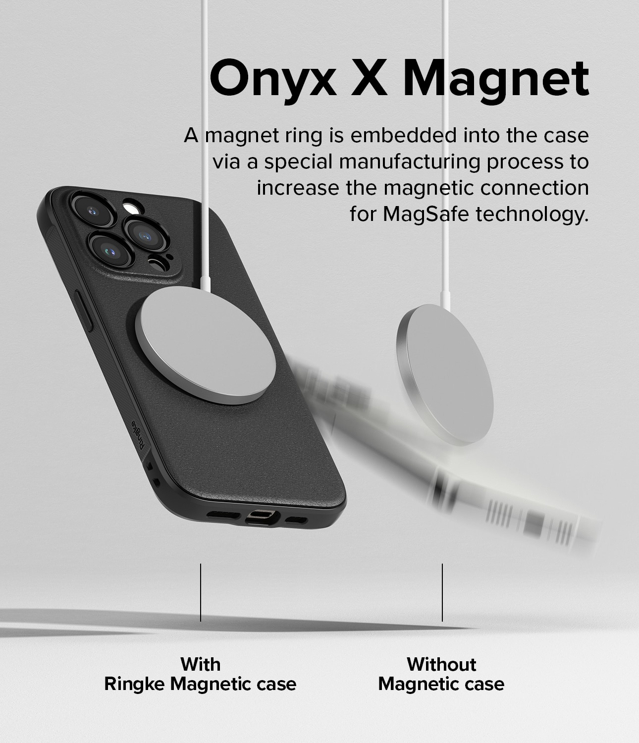 Funda Onyx Magnetic iPhone 15 Pro Max Black