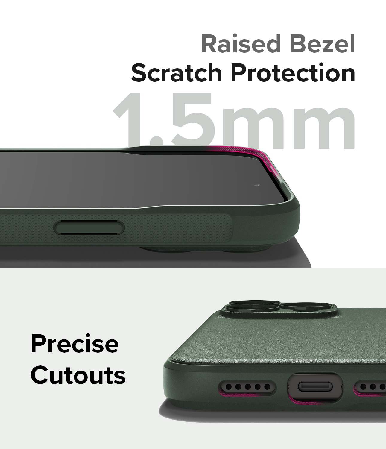 Funda Onyx Magnetic iPhone 15 Pro Max Dark Green