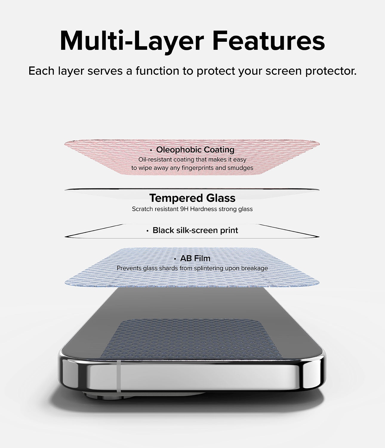 Easy Slide Glass (2 piezas) iPhone 15 Pro Max