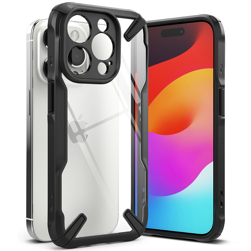 Funda Fusion X iPhone 15 Pro Max negro