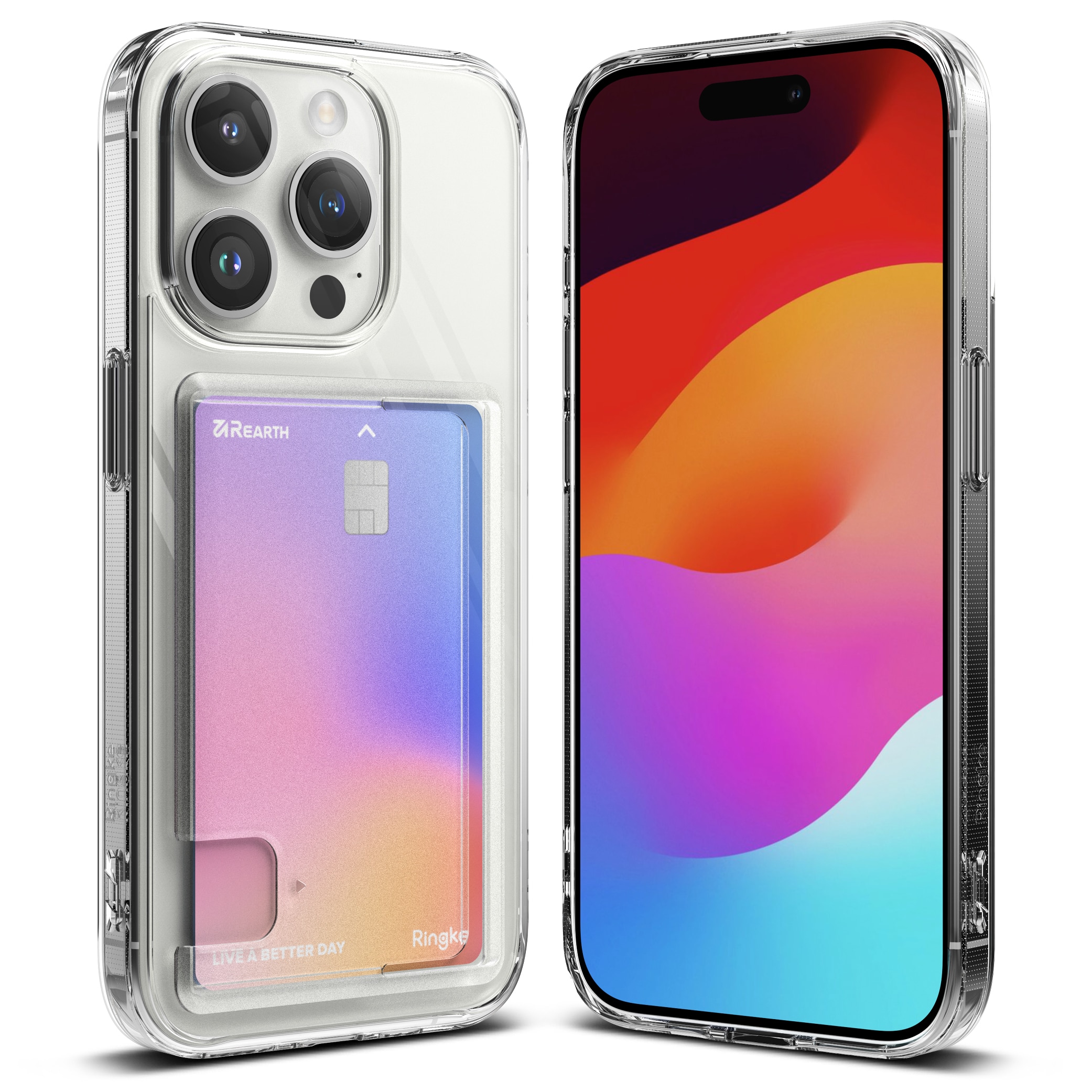 Funda Fusion Card iPhone 15 Pro Max transparente