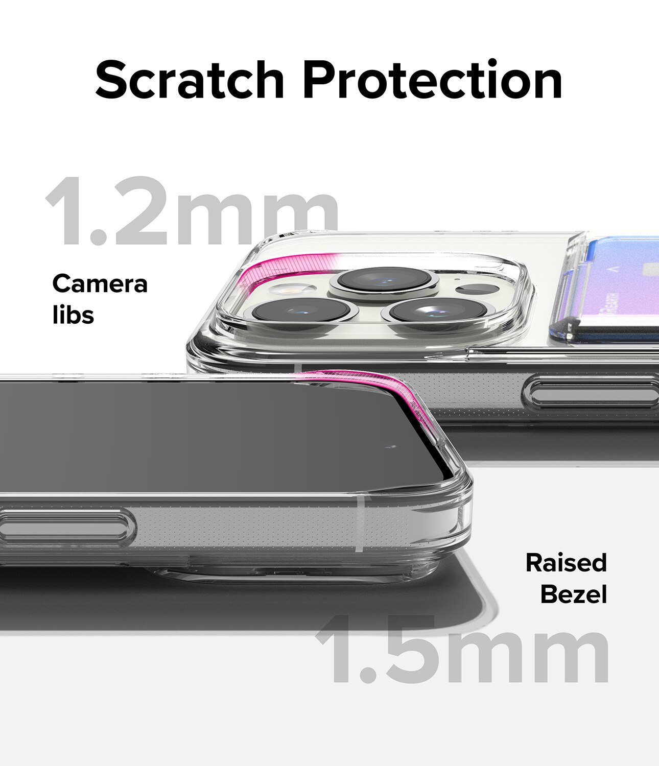 Funda Fusion Card iPhone 15 Pro Max transparente