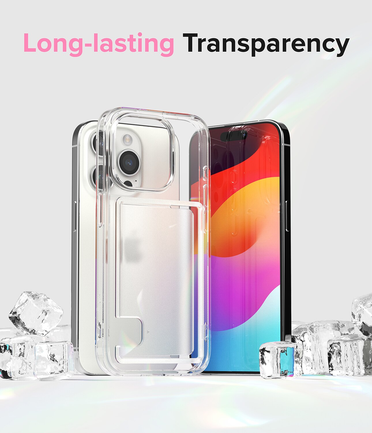 Funda Fusion Card iPhone 15 Pro transparente