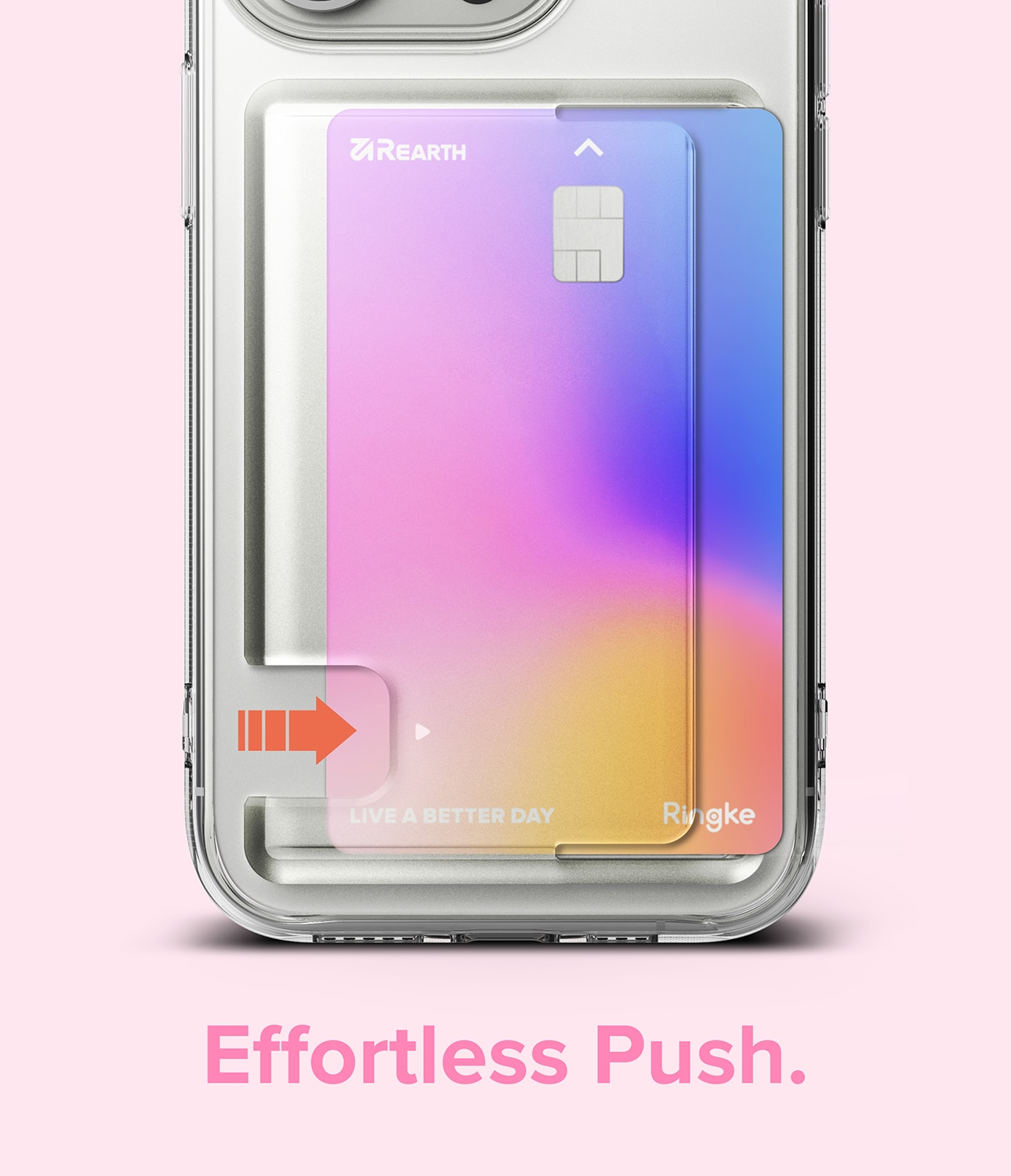 Funda Fusion Card iPhone 15 Pro transparente