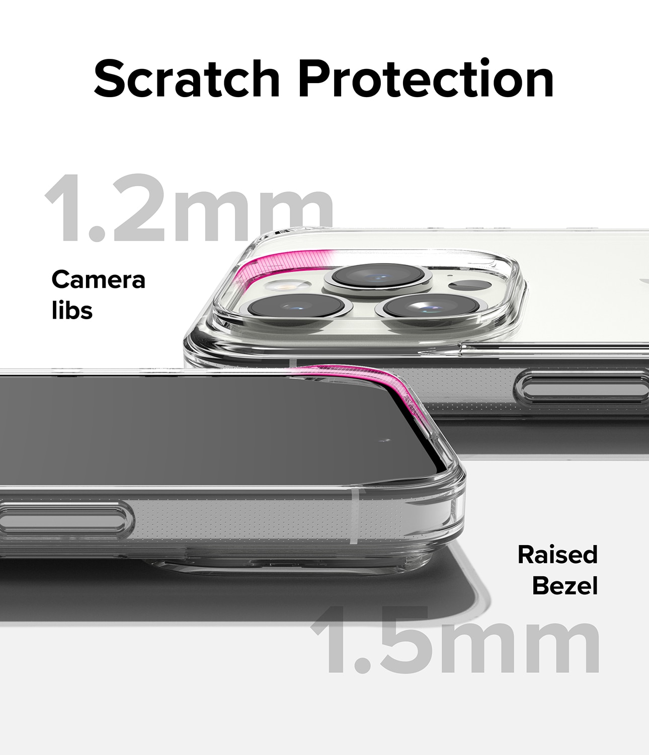 Funda Fusion iPhone 15 Pro Max Transparente