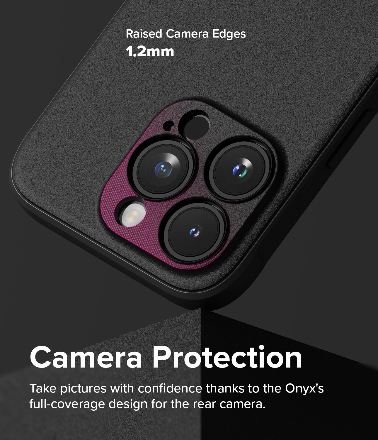 Funda Onyx iPhone 15 Pro Max negro