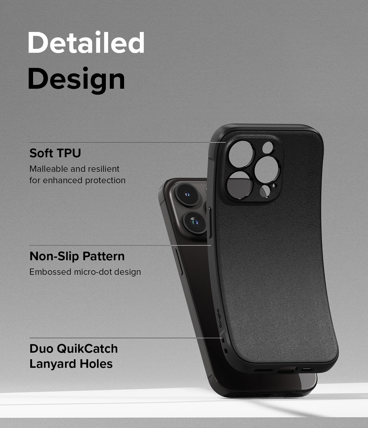 Funda Onyx iPhone 15 Pro Black
