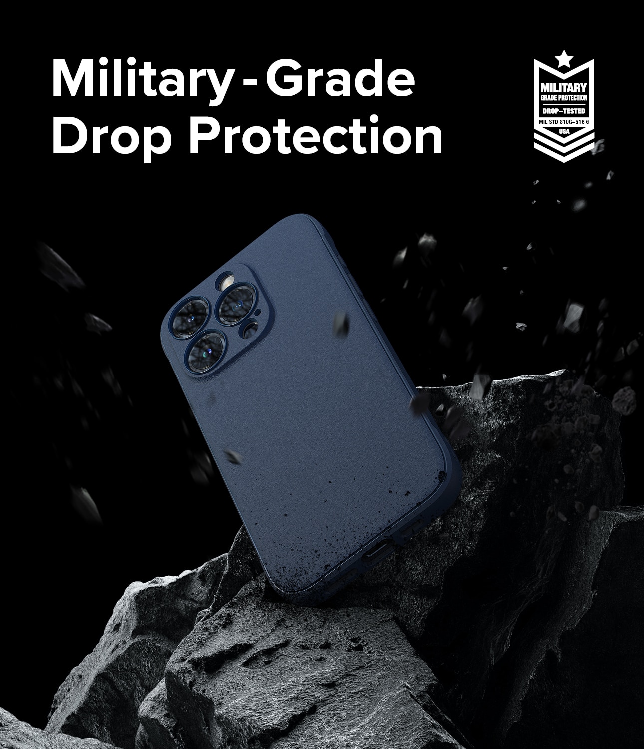 Funda Onyx iPhone 15 Pro  Navy