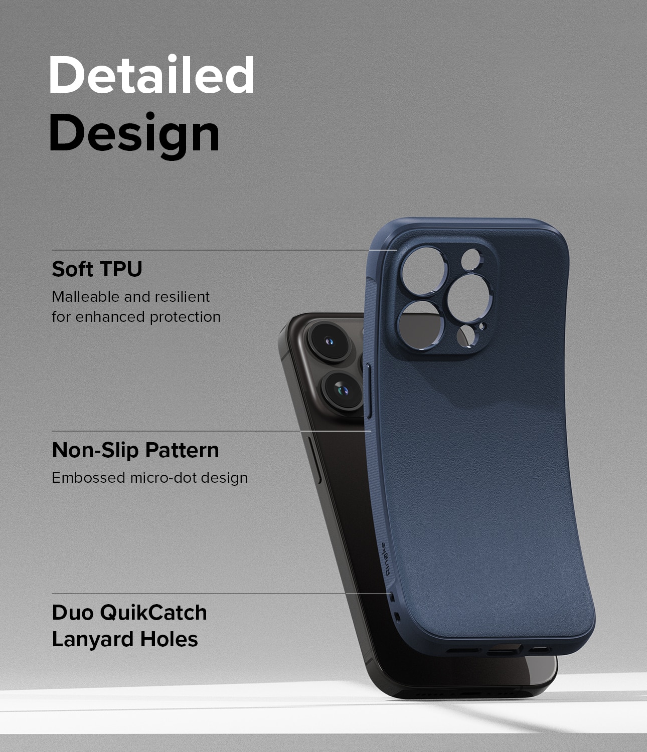 Funda Onyx iPhone 15 Pro  Navy