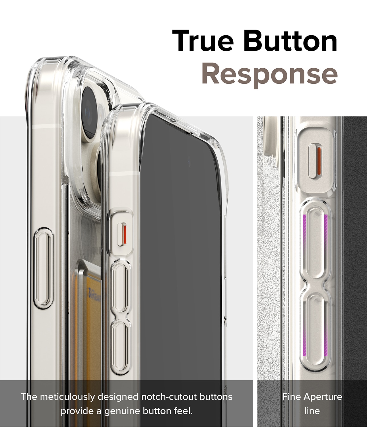 Funda Fusion Card iPhone 15 transparente