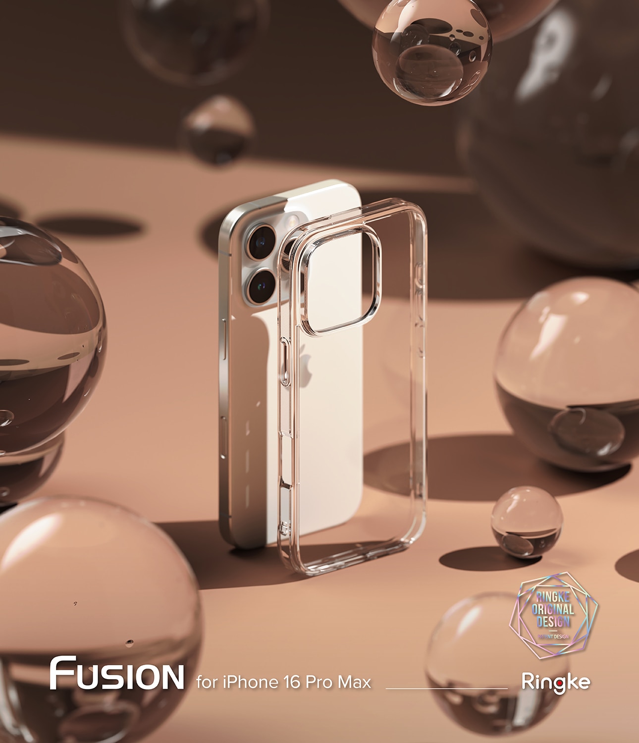 Funda Fusion iPhone 16 Pro Max Transparente