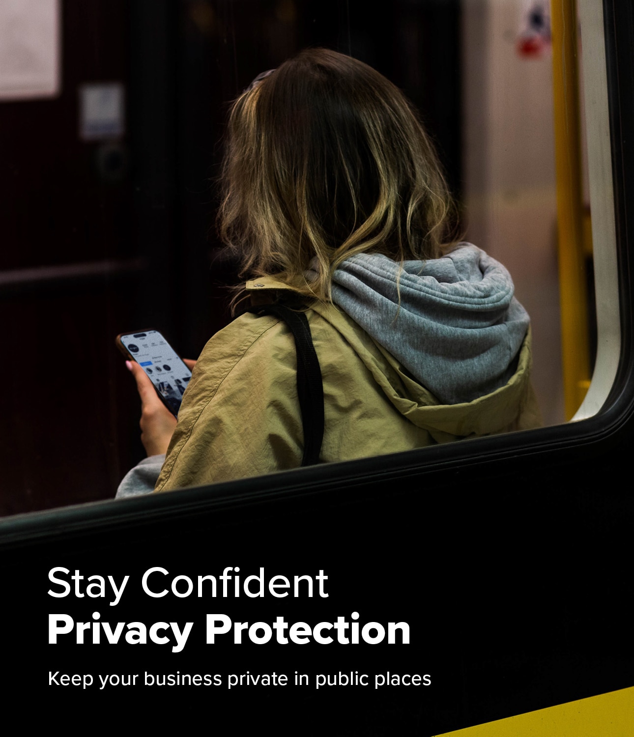 Easy Slide Privacy Glass (2 piezas) iPhone 15 Plus