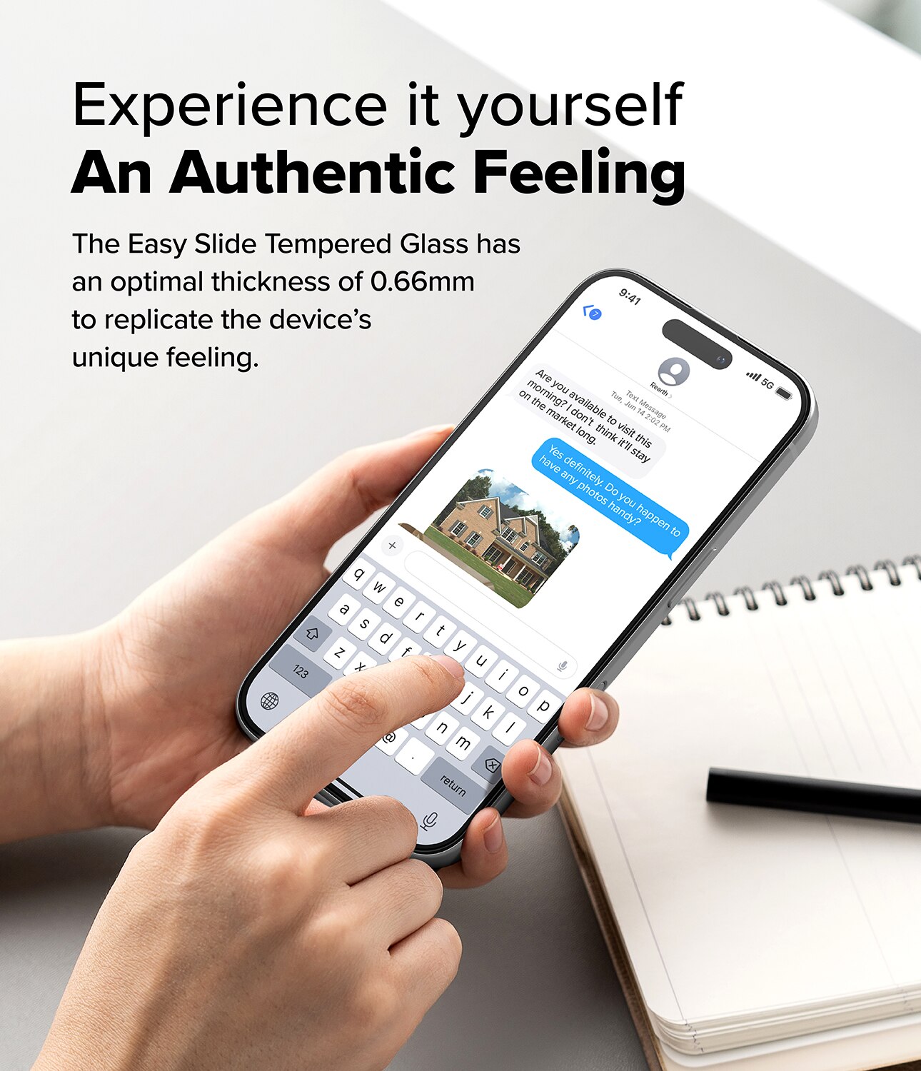 Easy Slide Glass (2 piezas) iPhone 15 Plus