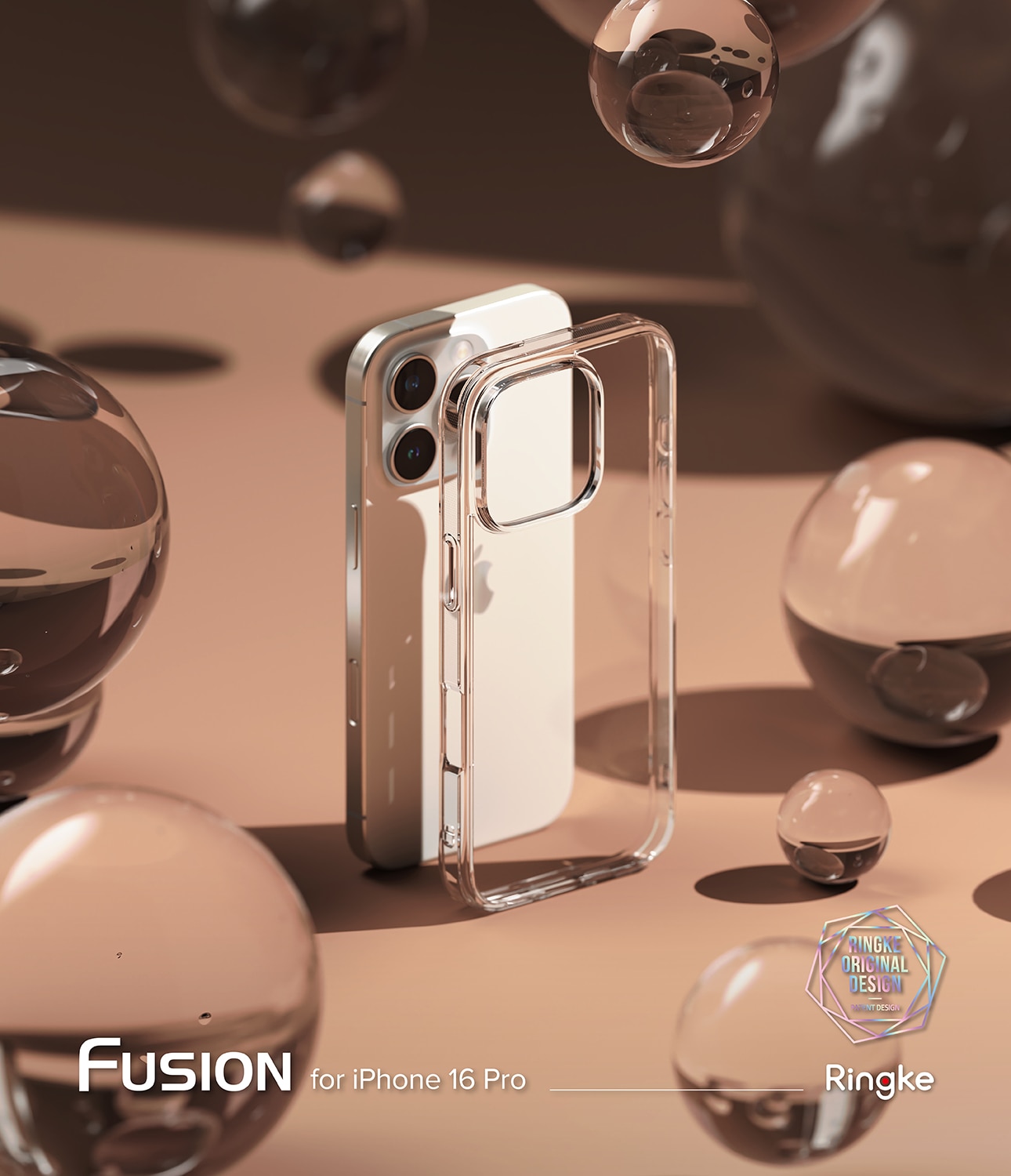 Funda Fusion iPhone 16 Pro Transparente