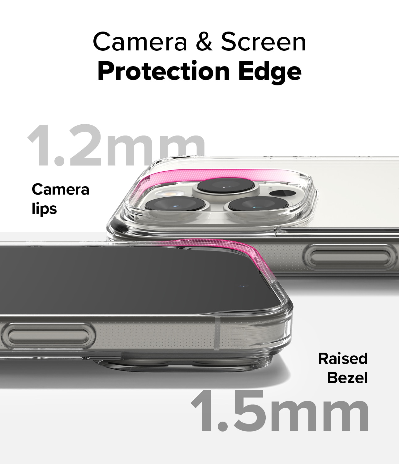 Funda Fusion iPhone 16 Pro Transparente