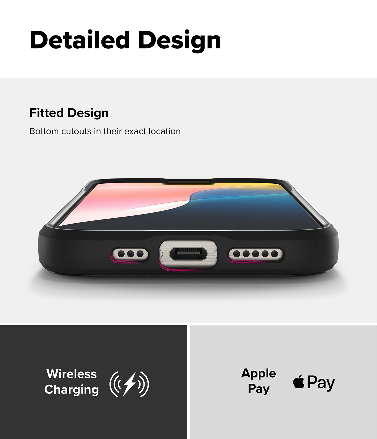 Funda Onyx iPhone 16 Pro Black