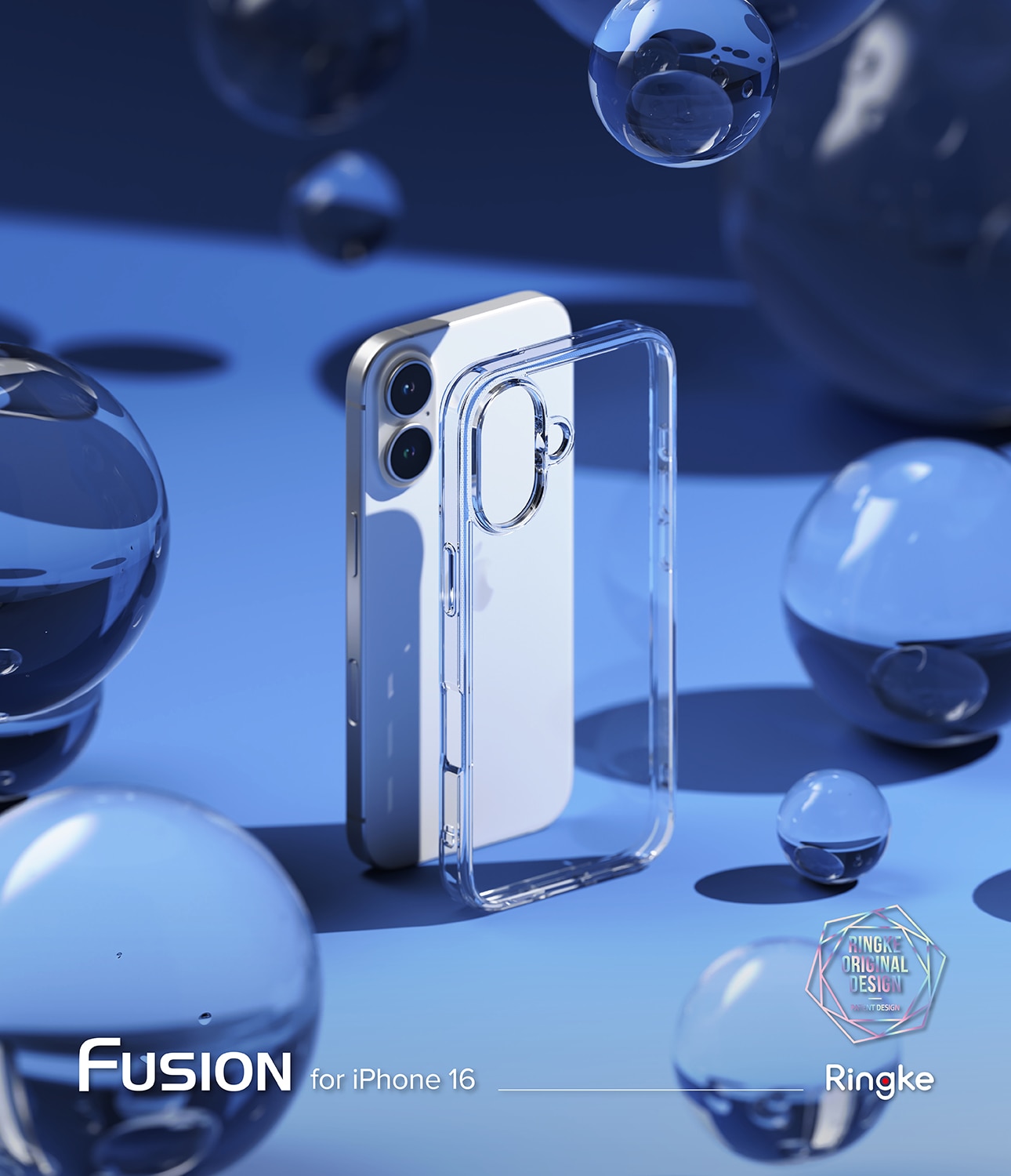 Funda Fusion iPhone 16 Transparente