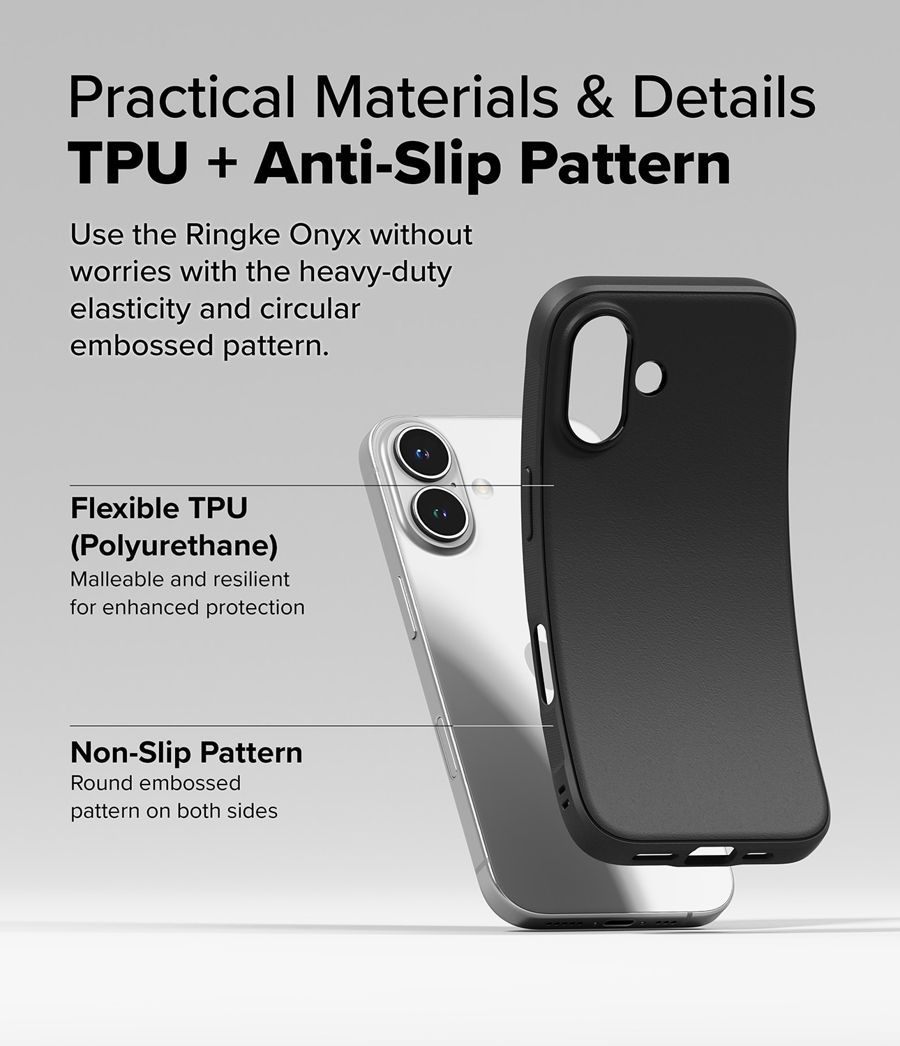 Funda Onyx iPhone 16 Black