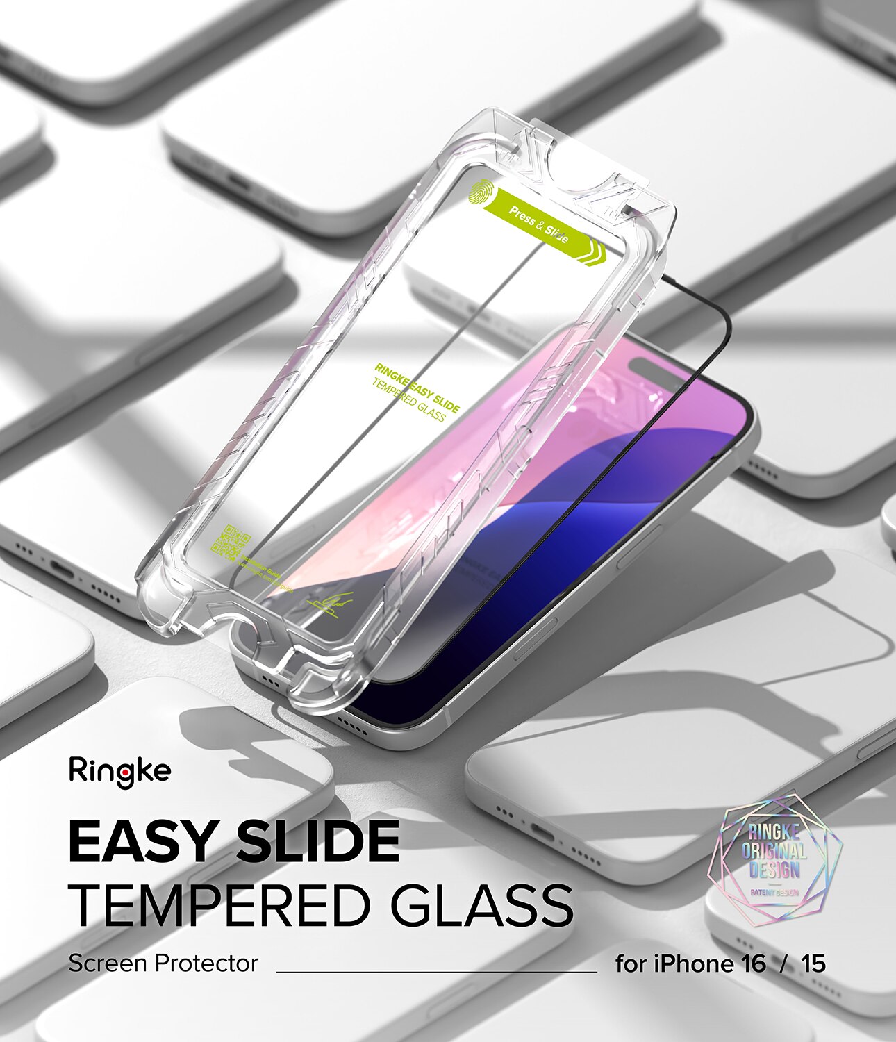 Easy Slide Glass (2 piezas) iPhone 15