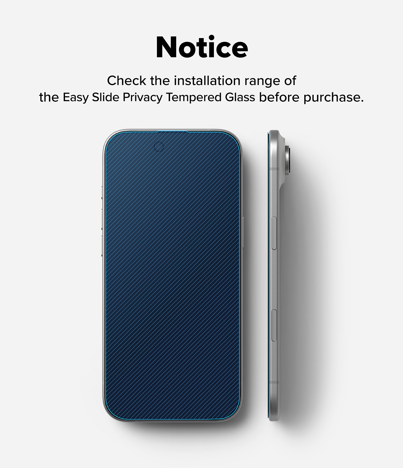 Easy Slide Privacy Glass (2 piezas) iPhone 17 Air