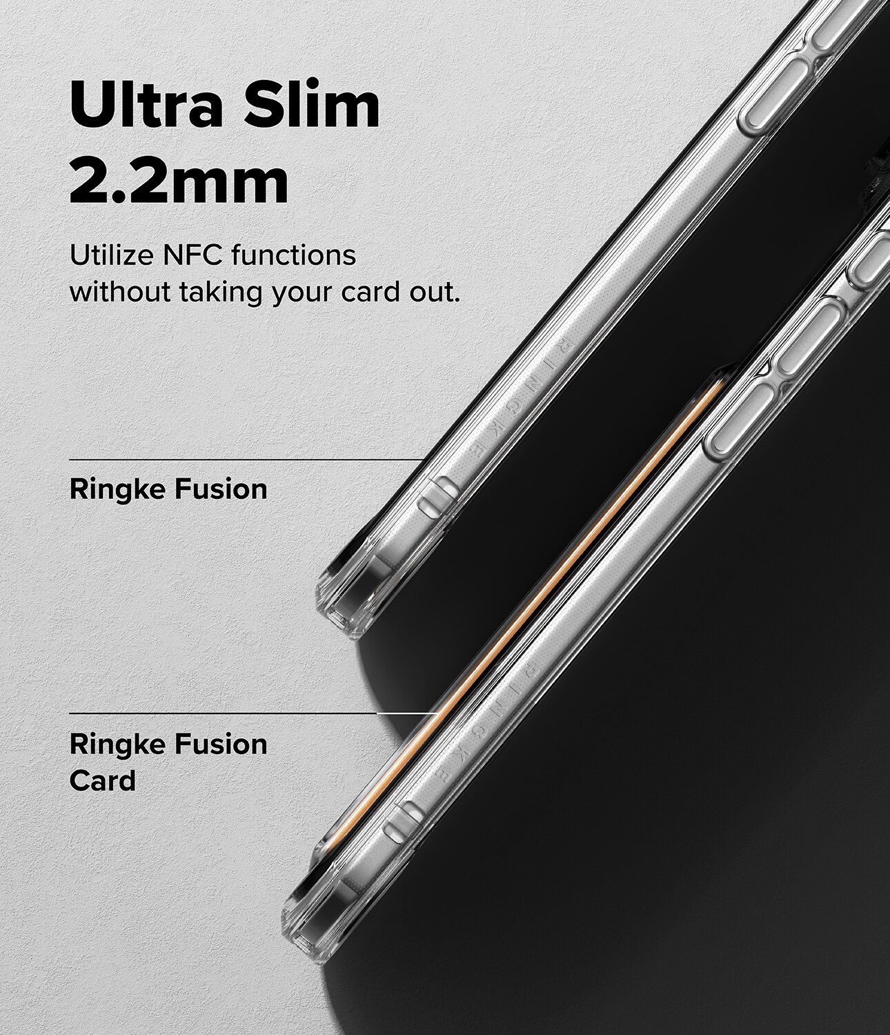 Funda Fusion Card iPhone 17 Air Transparente