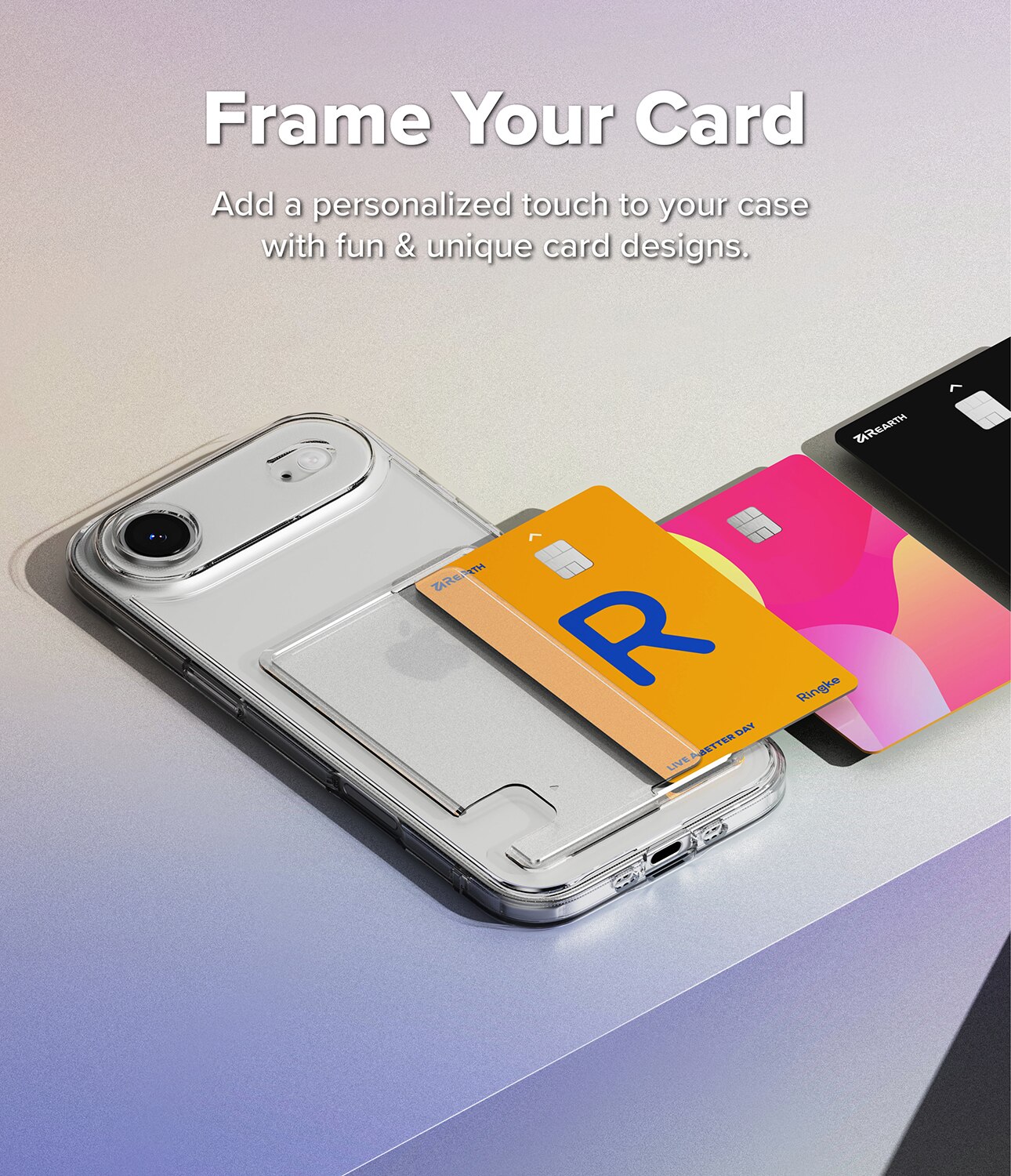 Funda Fusion Card iPhone 17 Air Transparente