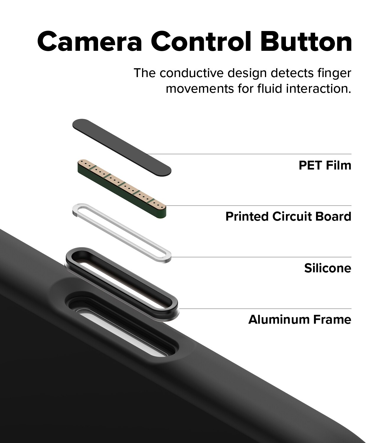 Silicone Magnetic Funda iPhone 17 Air Black