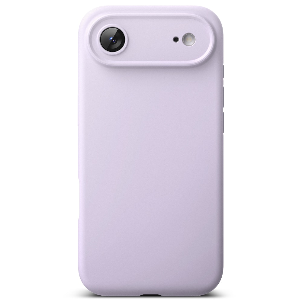 Silicone Magnetic Funda iPhone 17 Air Light Purple