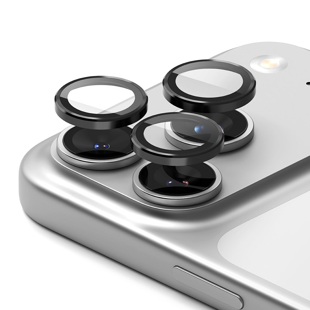 Camera Lens Frame Glass (2 piezas) iPhone 17 Pro Max Black
