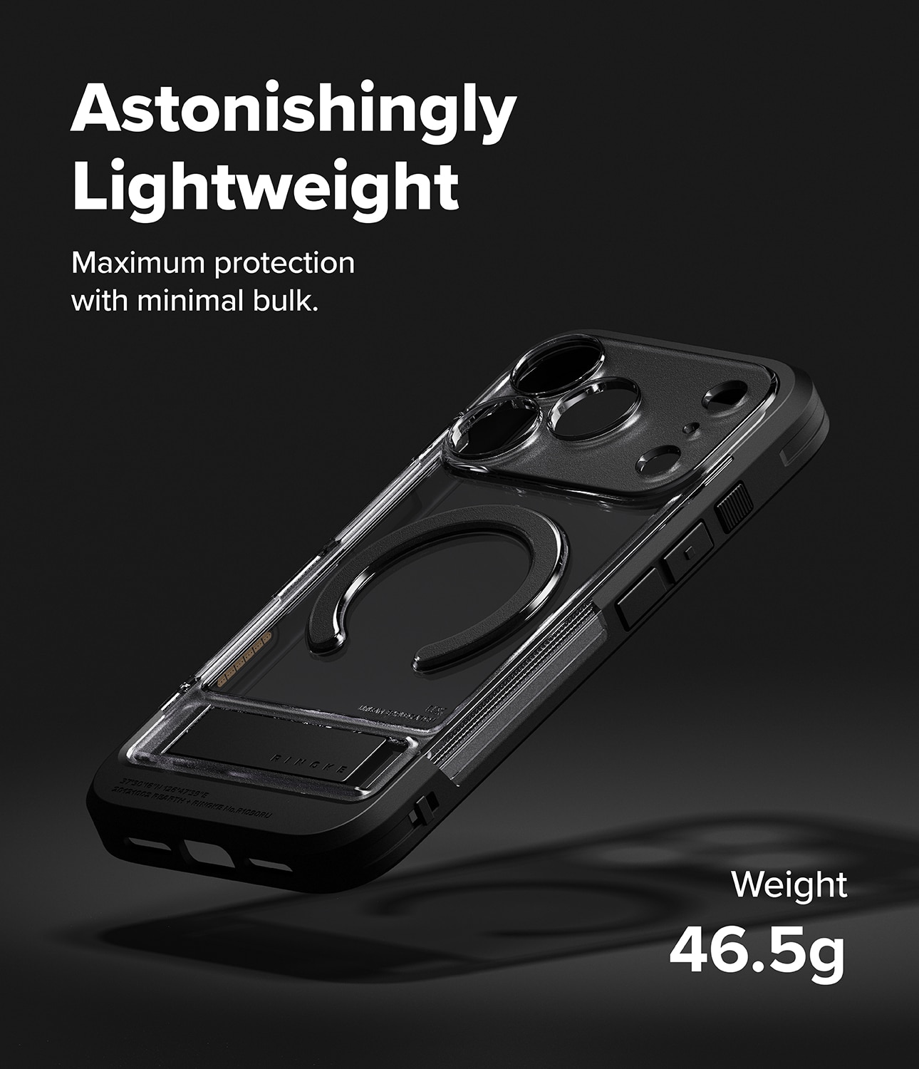 Funda UX Magnetic iPhone 17 Pro Max Smoke Black