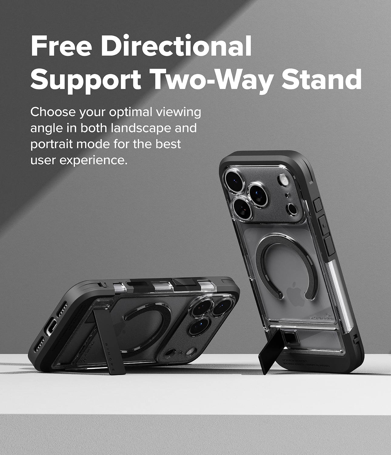 Funda UX Magnetic iPhone 17 Pro Max Smoke Black