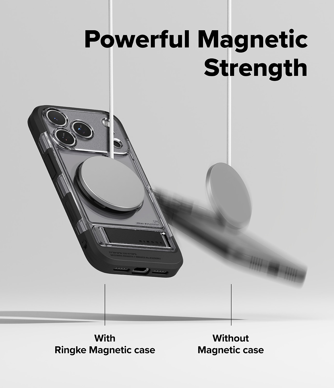 Funda UX Magnetic iPhone 17 Pro Max Smoke Black