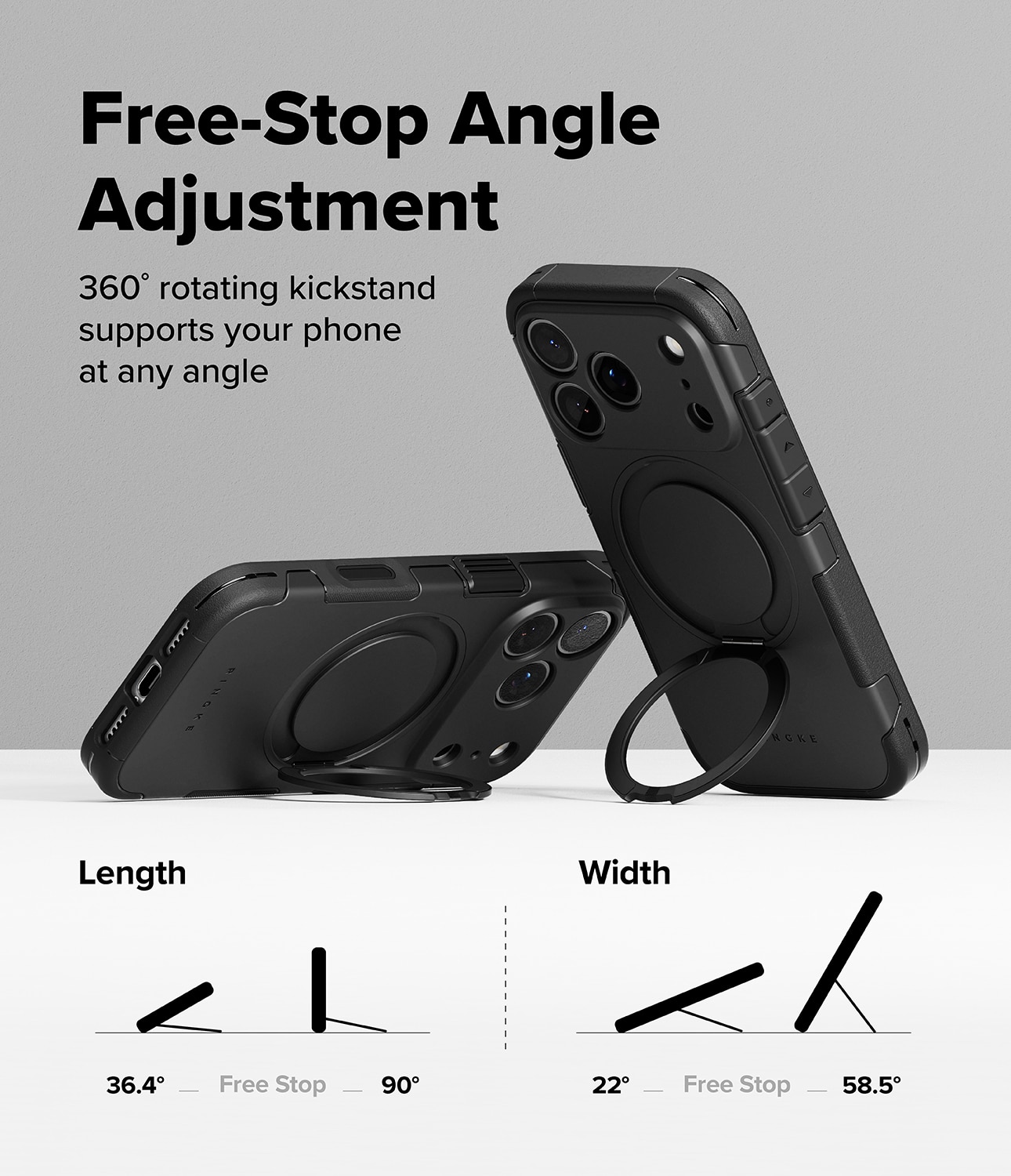 Alles Magnetic Funda iPhone 17 Pro Negro