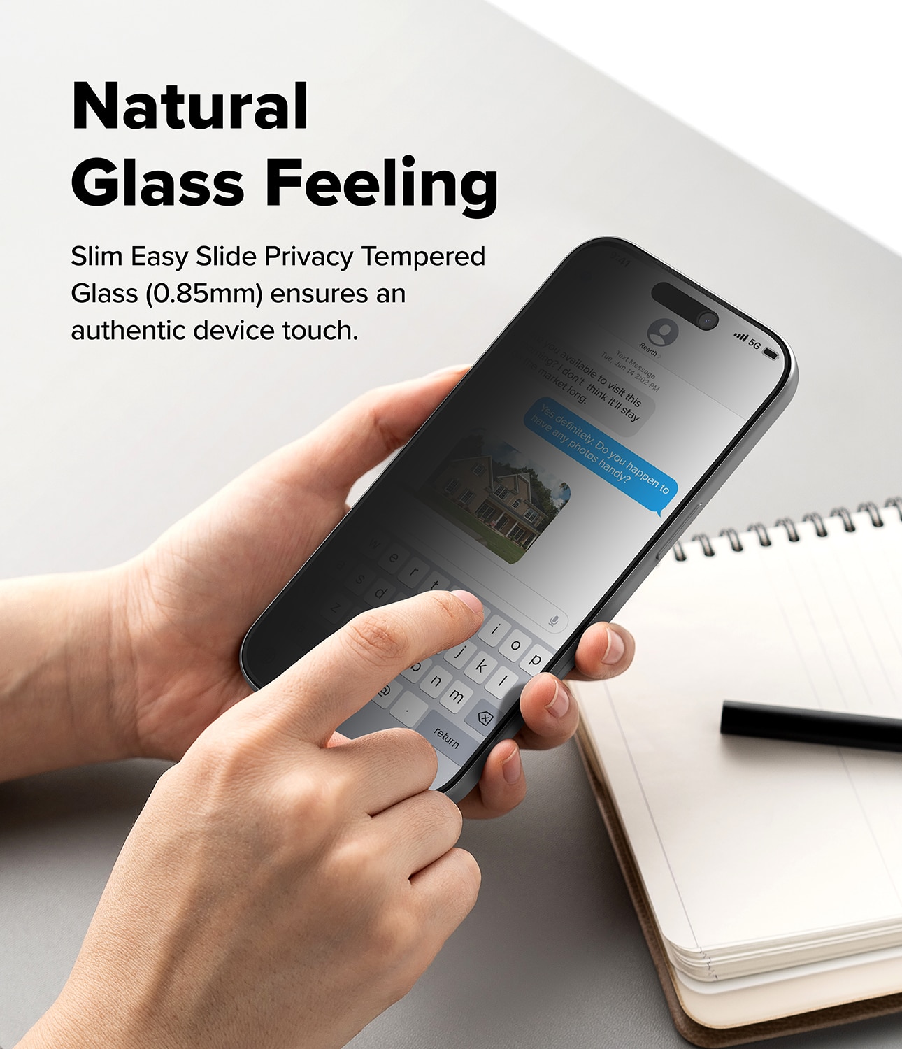 Easy Slide Privacy Glass (2 piezas) iPhone 17 Pro Max
