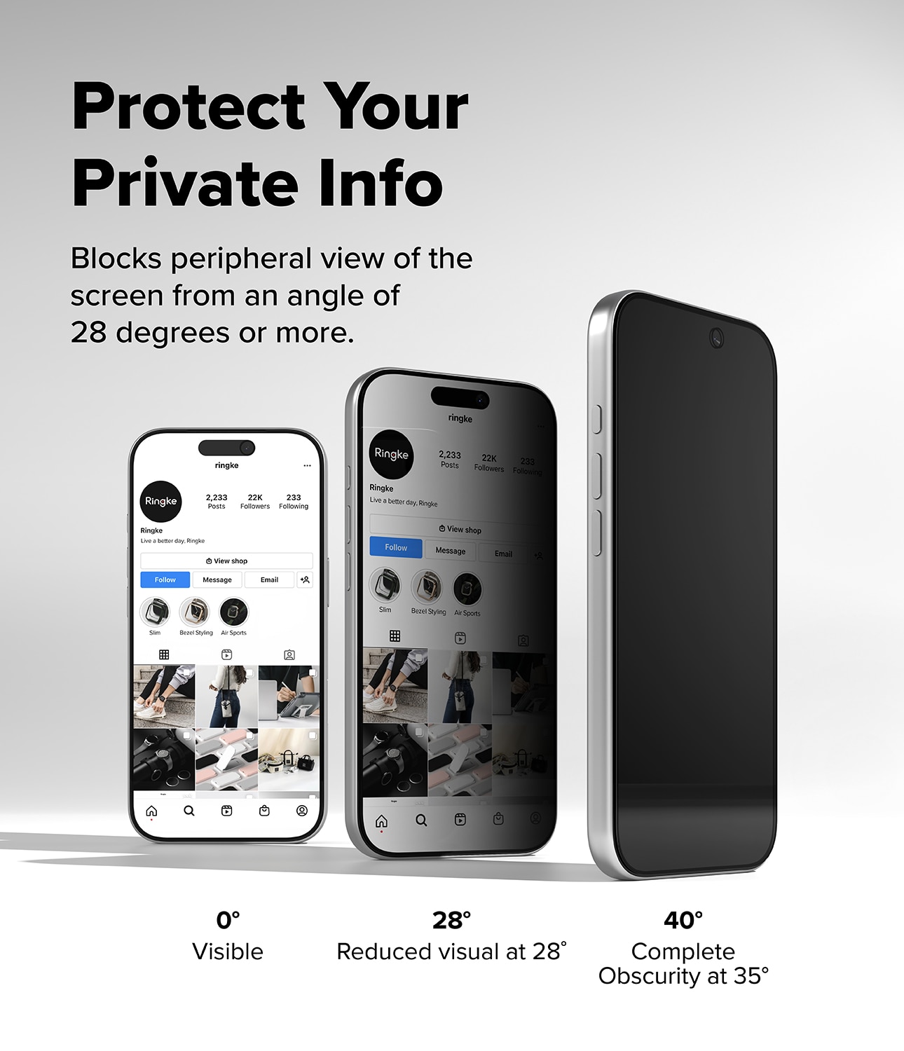 Easy Slide Privacy Glass (2 piezas) iPhone 17 Pro Max