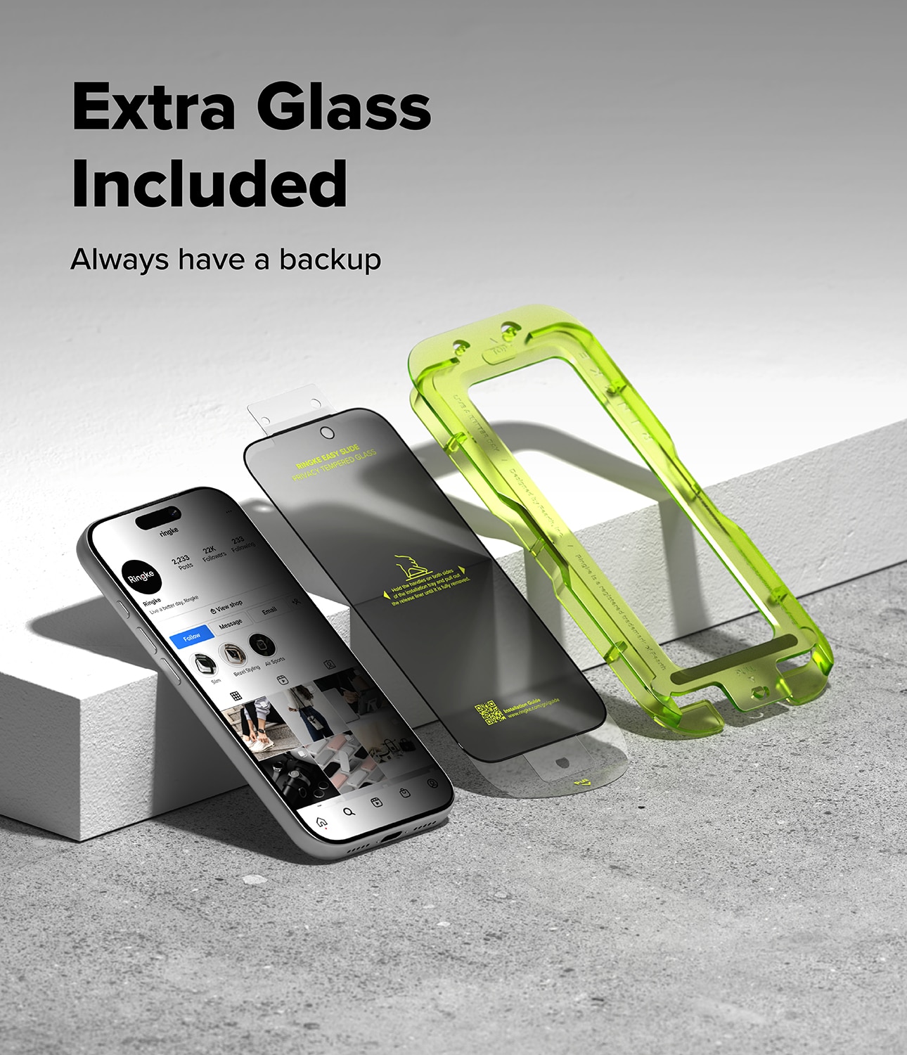 Easy Slide Privacy Glass (2 piezas) iPhone 17 Pro Max