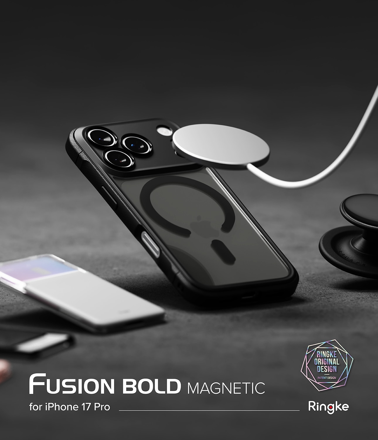 Funda Fusion Bold Magnetic MagSafe iPhone 17 Pro Max Matte Black