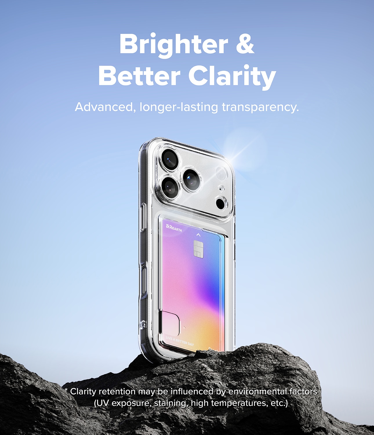 Funda Fusion Card iPhone 17 Pro Max Transparente
